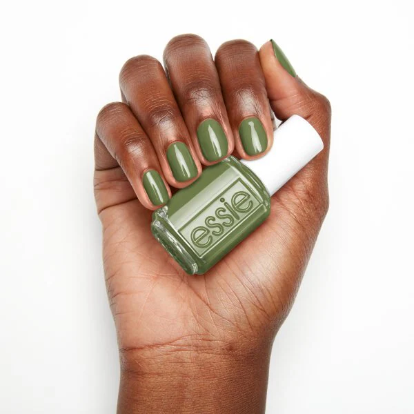 Essie Core 789 Win Me Over Khaki zaļa nagu laka