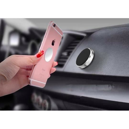 Tikawi x5 Universele magnetische autotelefoonhouder (Samsung / iPhone / enz.) dashboardhouder - Zwart draagbare houder