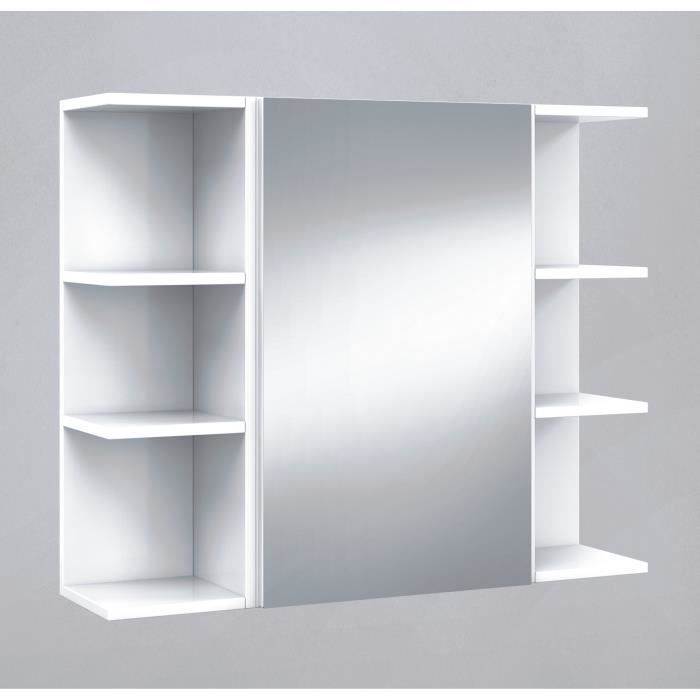 Dmora – Wandschrank Tacoma, 20 x 19,5 x 65 cm, weiß, Holzoptik