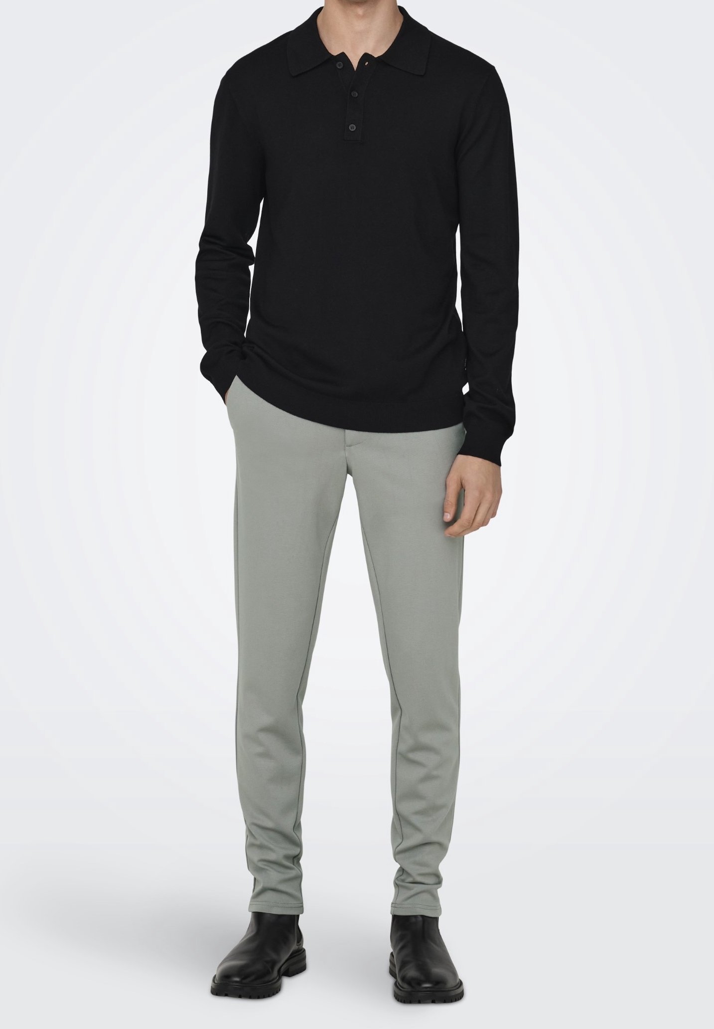 Pantaloni chino Only & Sons - grigi