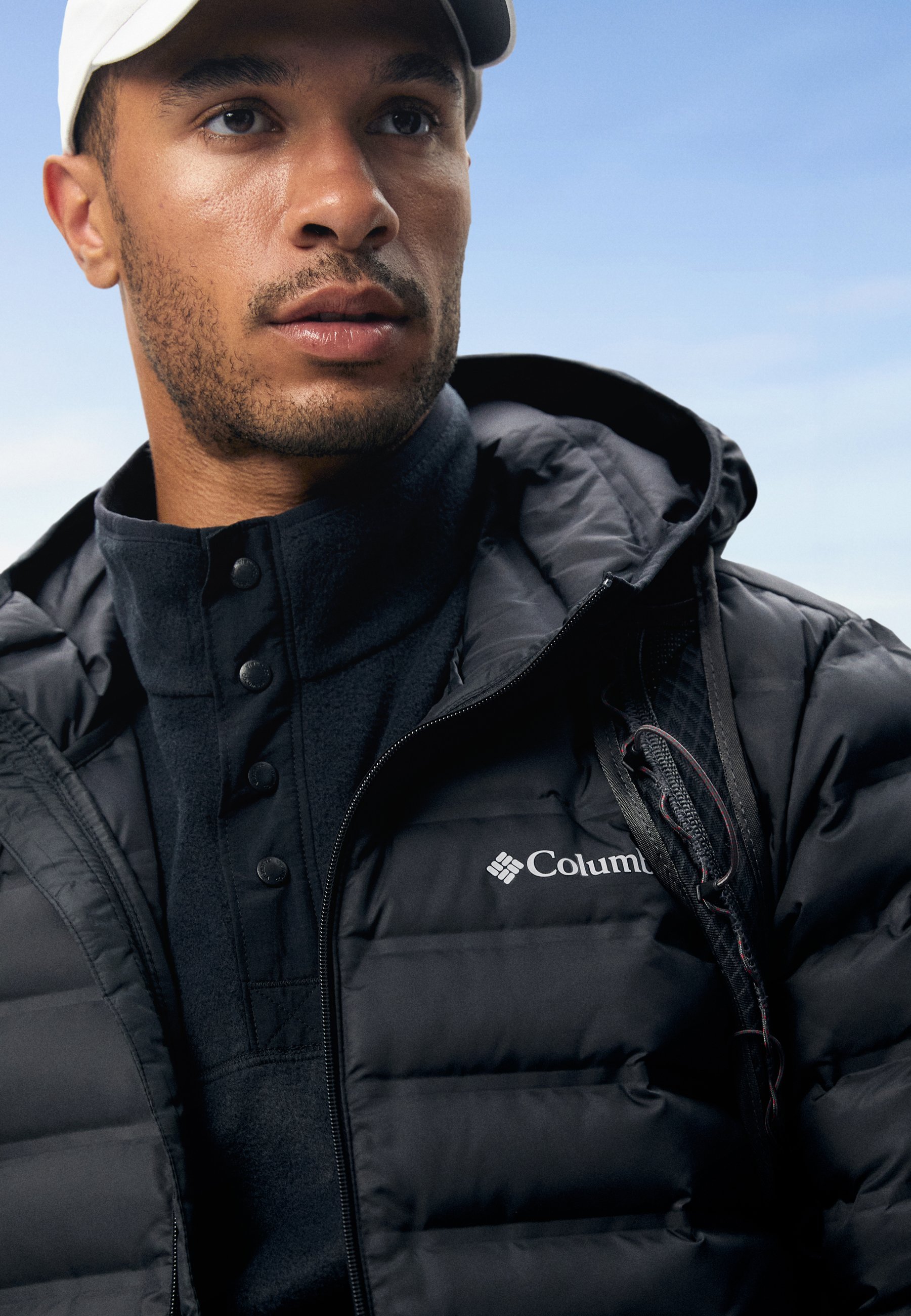 Columbia LAKE 22™ II HOODED JACKET - Kurtka puchowa - czarna