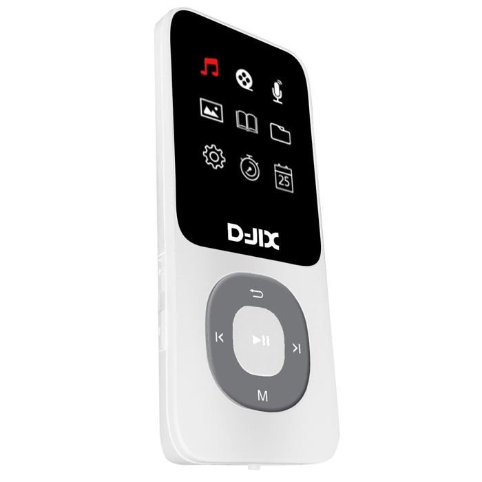 D-JIX M400 MP4/MP3-speler 1,8 inch grijs - 32 GB (uitbreidbaar met microSD)