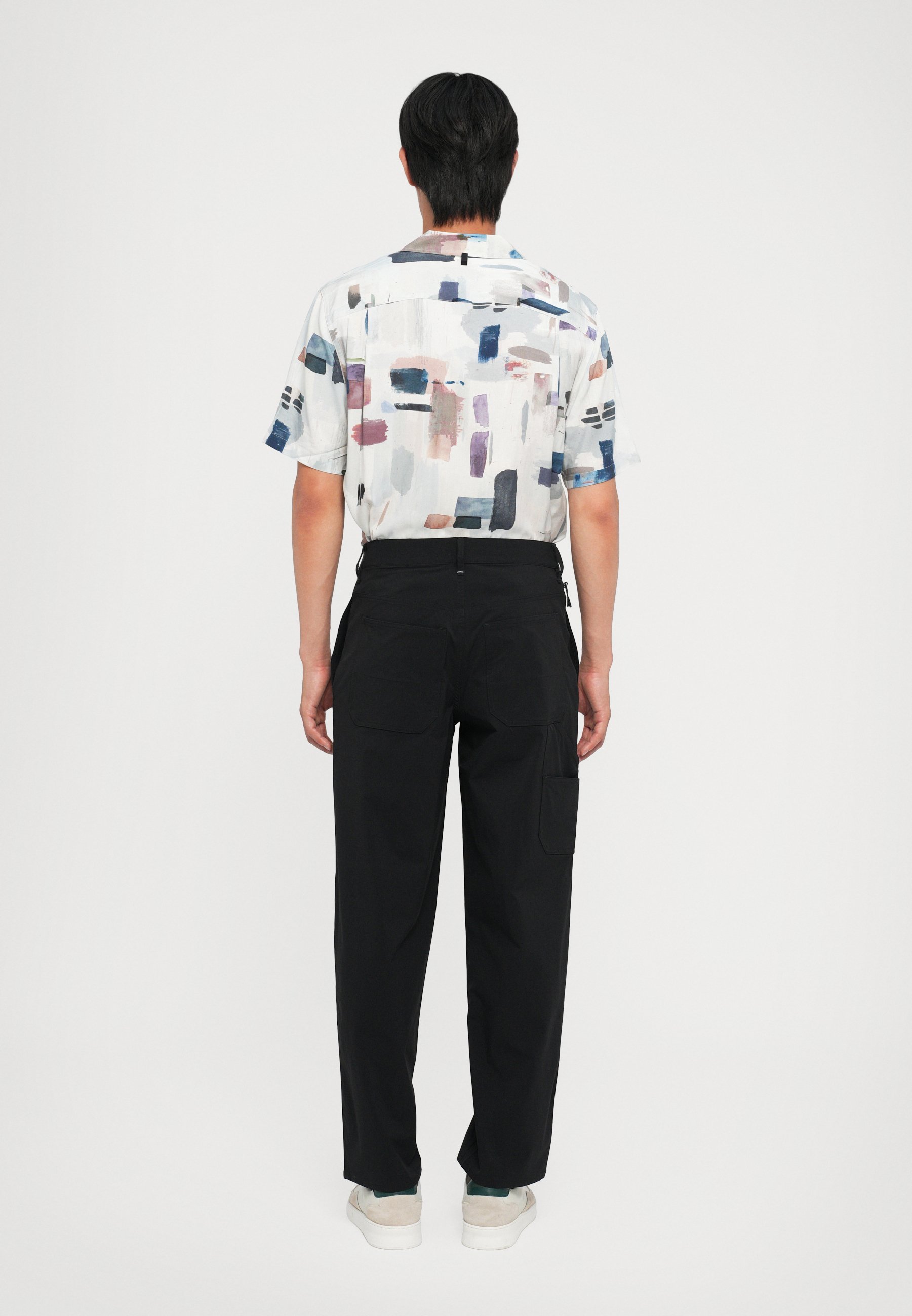HOODIE CARPENTER PANT - Kalhoty - black