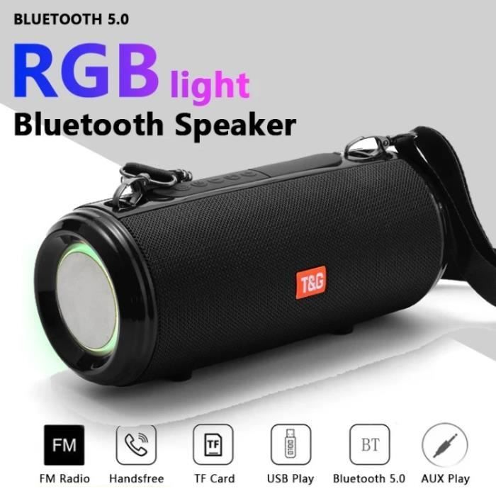 Bluetooth-Lautsprecher – T&G – TG537 – Leistungsstark – Wasserdicht – Subwoofer