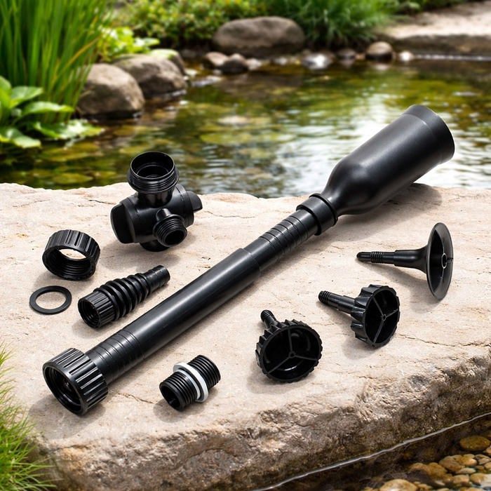 SunSun Kit de fixation 2 avec 3 Buses de fontaine et Accessoires - pour Pompes de bassin fontaine jet d'eau série JTP - Pièce détach
