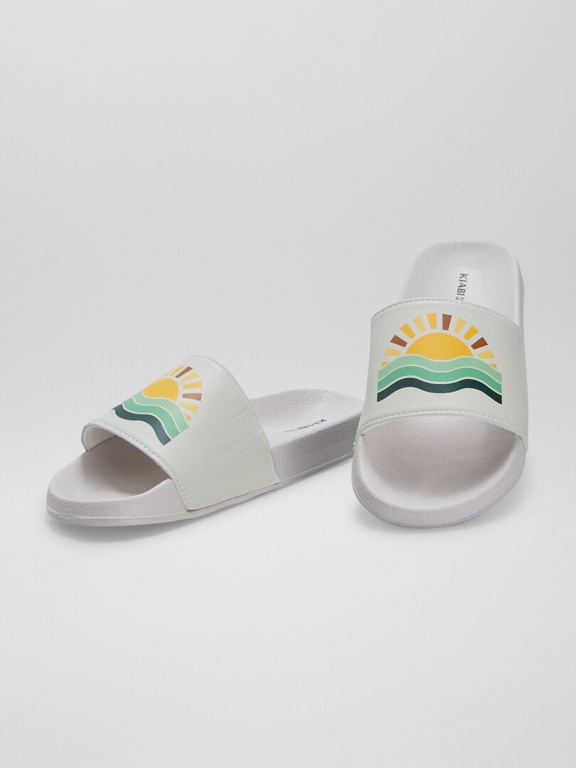 Mules de piscina - BEGE