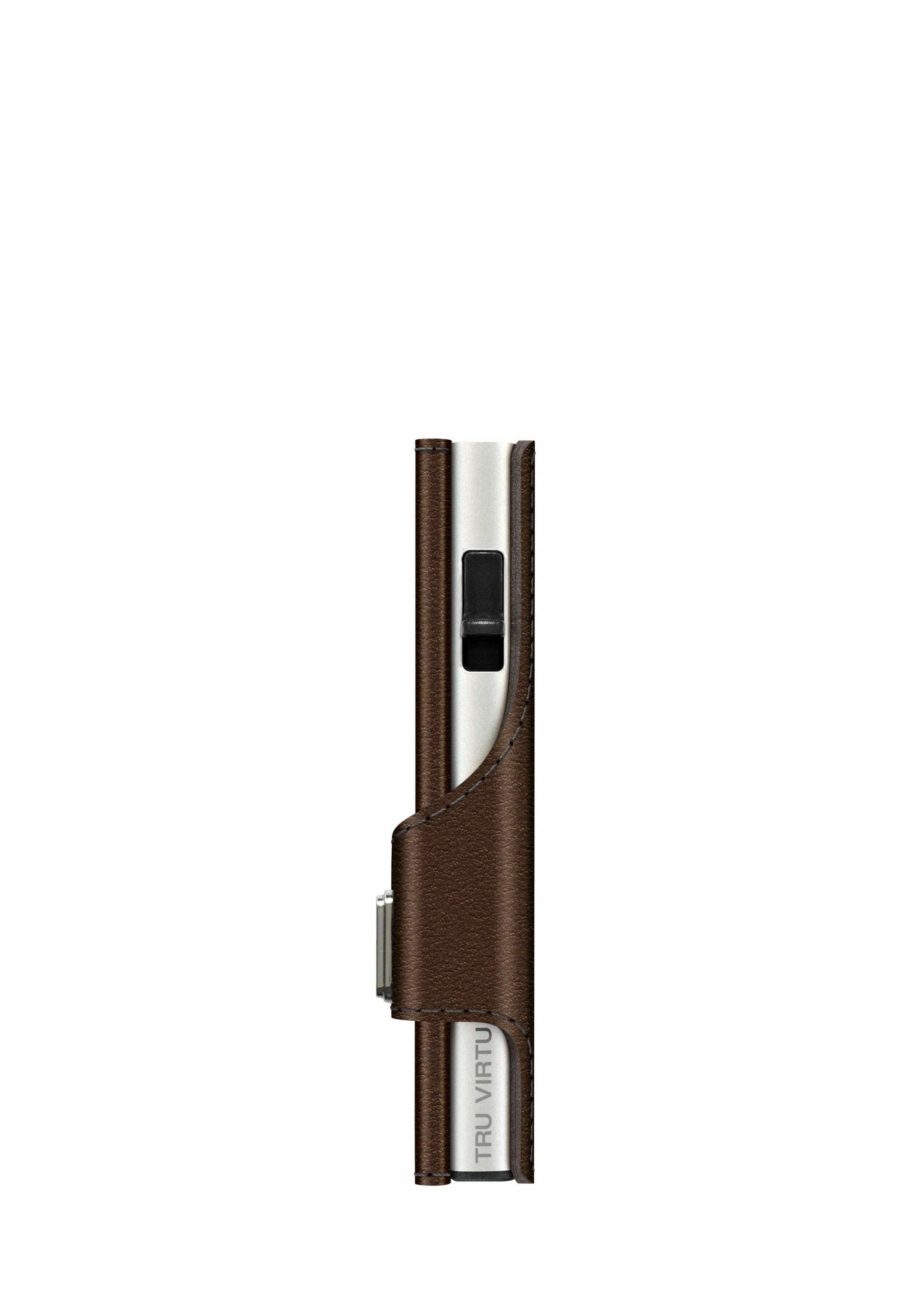 Tru Virtu Click & Slide Classic - Portofel - nappa maro argintiu