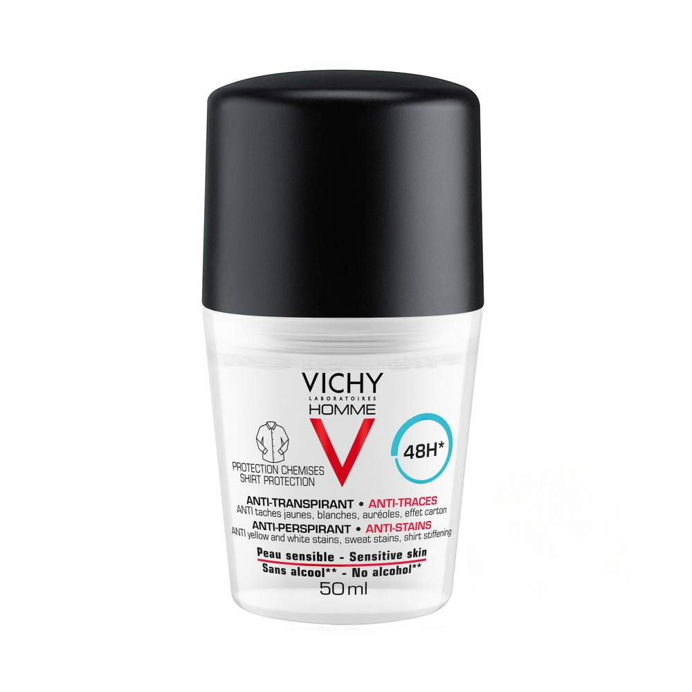 Vichy anti-transpirant met kulce 50ml Homme