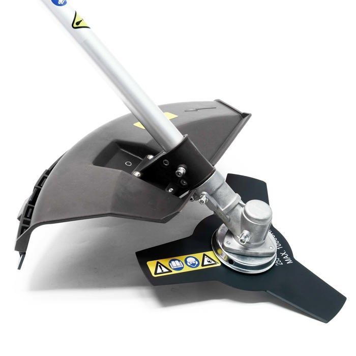 Wiltec 2-in-1 multitool op wielen – 1350 x 390 x 1260 mm – 1,2 liter benzine – 1,9 kW – Grastrimmer/bosmaaier – Tuin