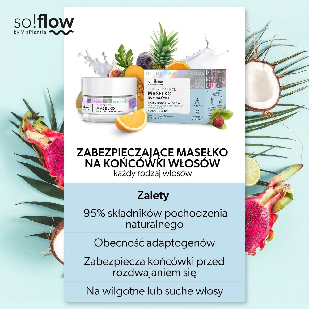 So!Flow Masełko do włosów Zabezpieczające Końcówki