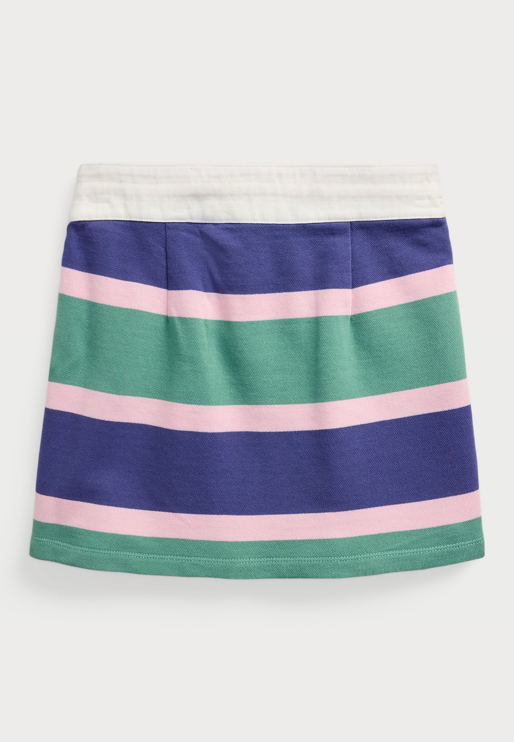 Jupe de rugby rayée en coton éponge Polo Ralph Lauren - Jupe trapèze - Fairway multicolore