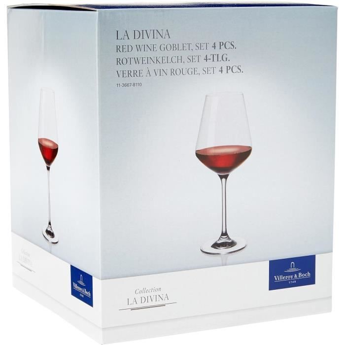 Copa de vino - VILLEROY & BOCH - La Divina - 4 piezas - Cristallinlin - 470 ml