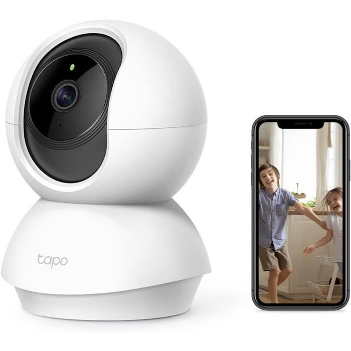 Cámara de vigilancia WiFi TP-Link Tapo C210 - Interior 2K (3MP) UHD - Detección de movimiento - para bebés o mascotas