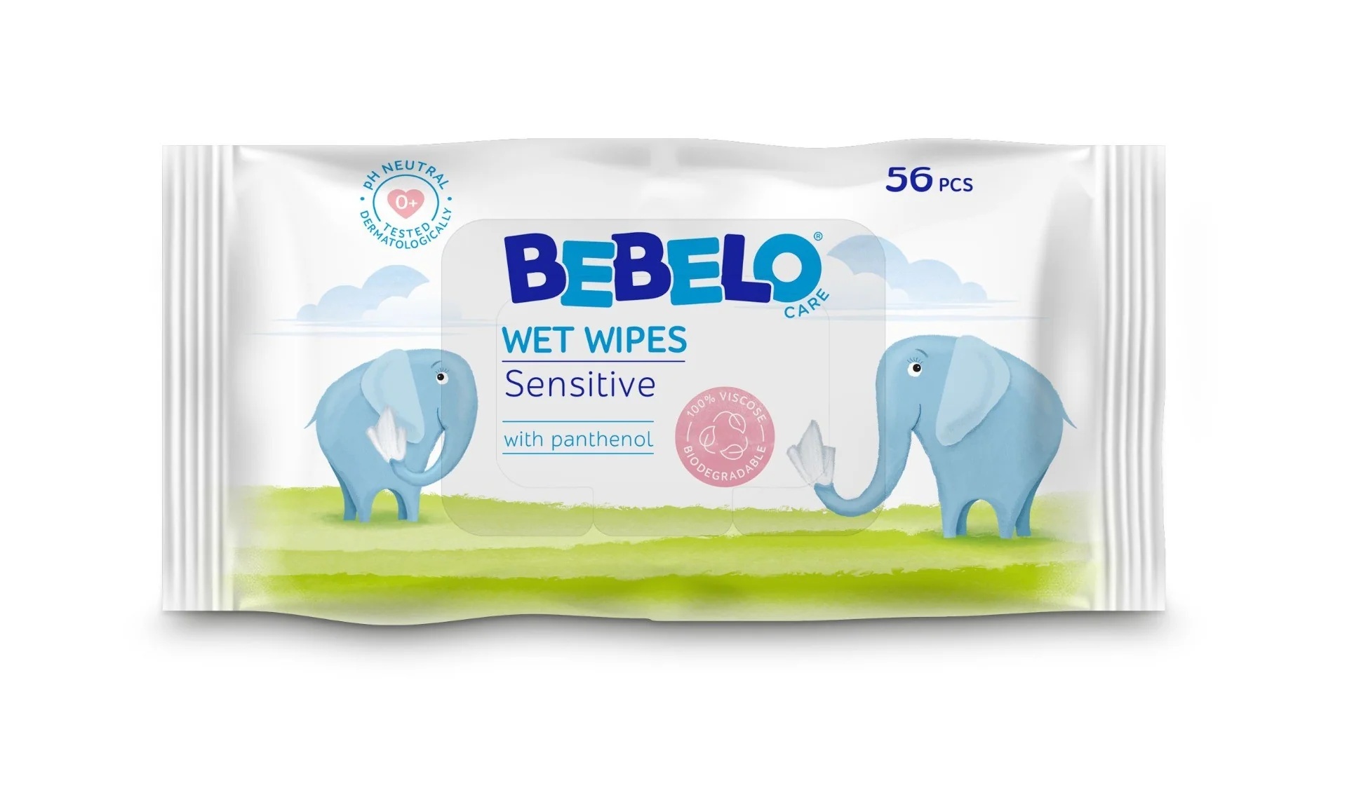 BEBELO Dr. Max Bebelo vochtige doekjes 56 stuks vochtige doekjes met panthenol