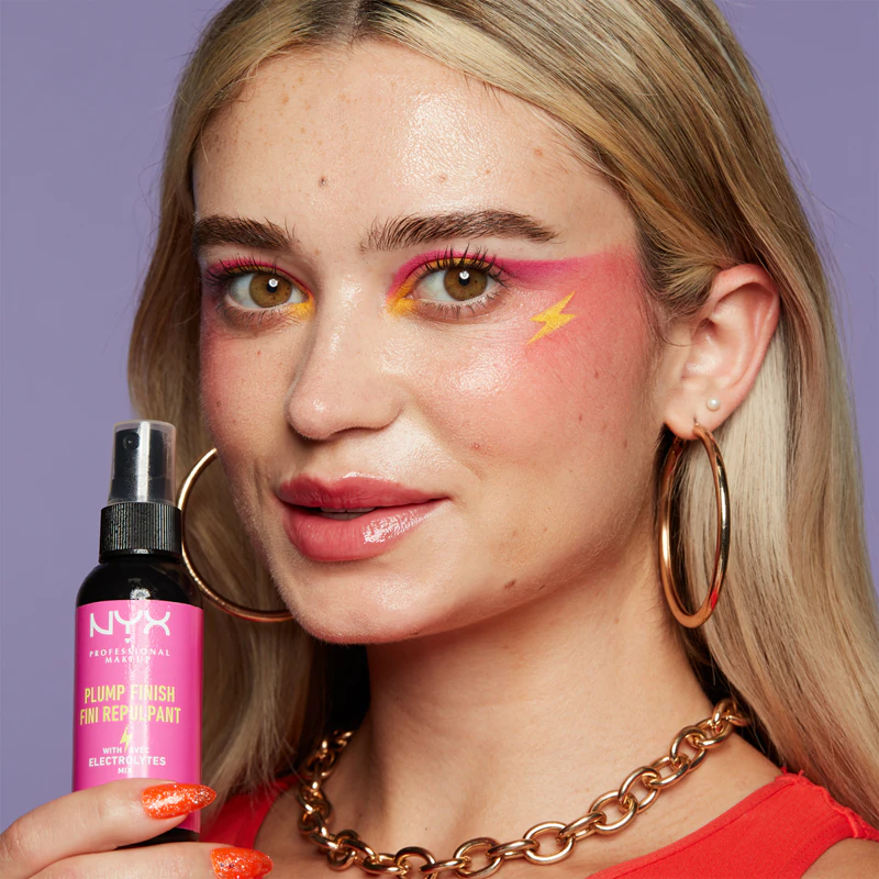 Fixačný sprej NYX Professional Makeup Plump Finish s vitamínmi