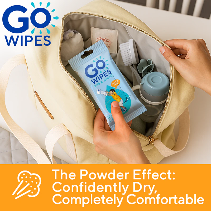 GoWipes Papel higiênico umedecido para crianças e jovens