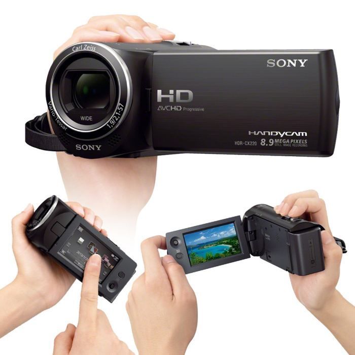 Videocámara SONY HDR-CX220 Full HD 1080p con zoom de 27x