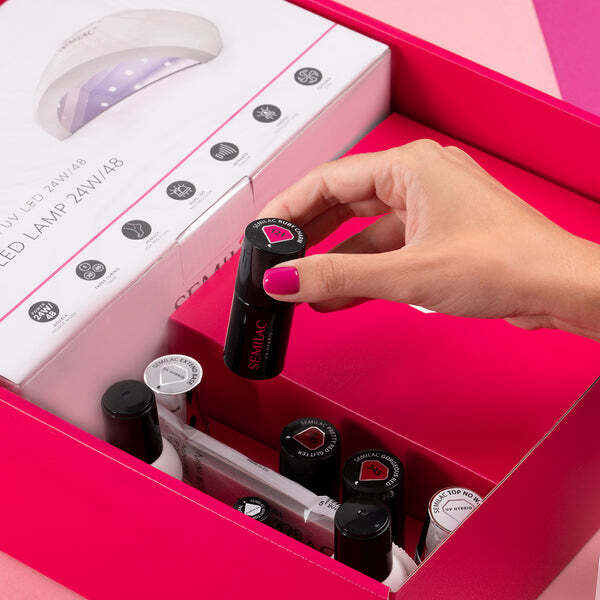 Kit de inicio de esmalte de gel UV Semilac LOVE ME
