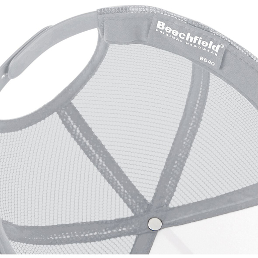 Beechfield Medium Cap/Visor Atmungsaktives Bienenstrickgewebe