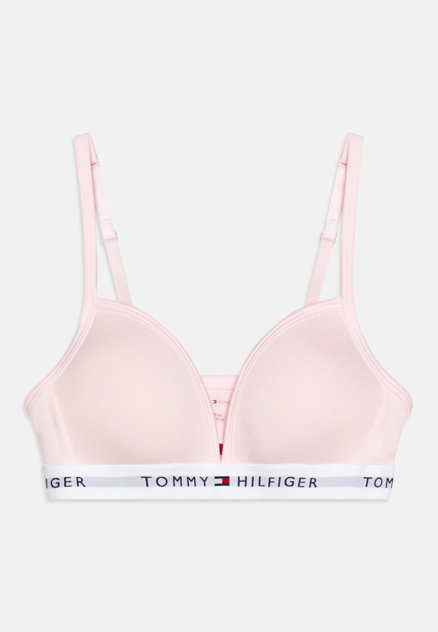 Tommy Hilfiger TRIANGLE BRA FIXED FOAM - Kolmnurkne rinnahoidja - heleroosa