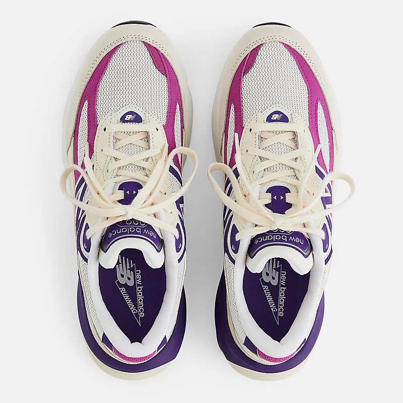 Wyprodukowano w USA 990v6 unisex - Wapień z magentą
