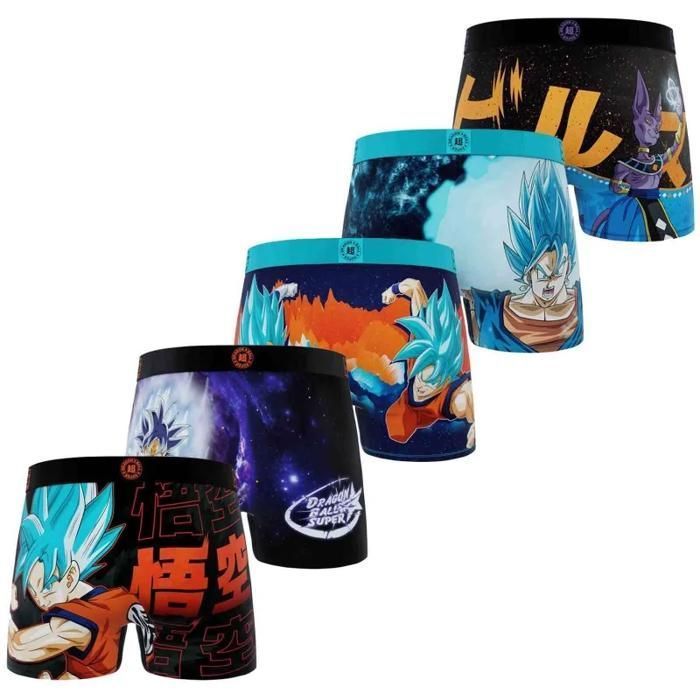 Boxer da ragazzo Dragon Ball Super, confezione da 5 pezzi FREEGUN