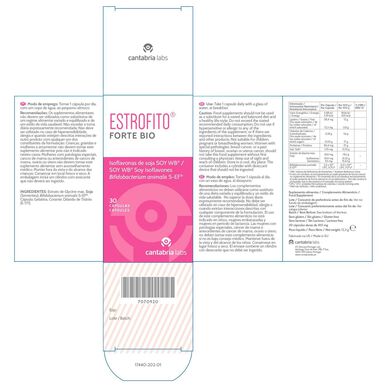 Estrofito-kapselit vaihdevuosien oireisiin Strong Bio 30 kapselia 30 kapselia