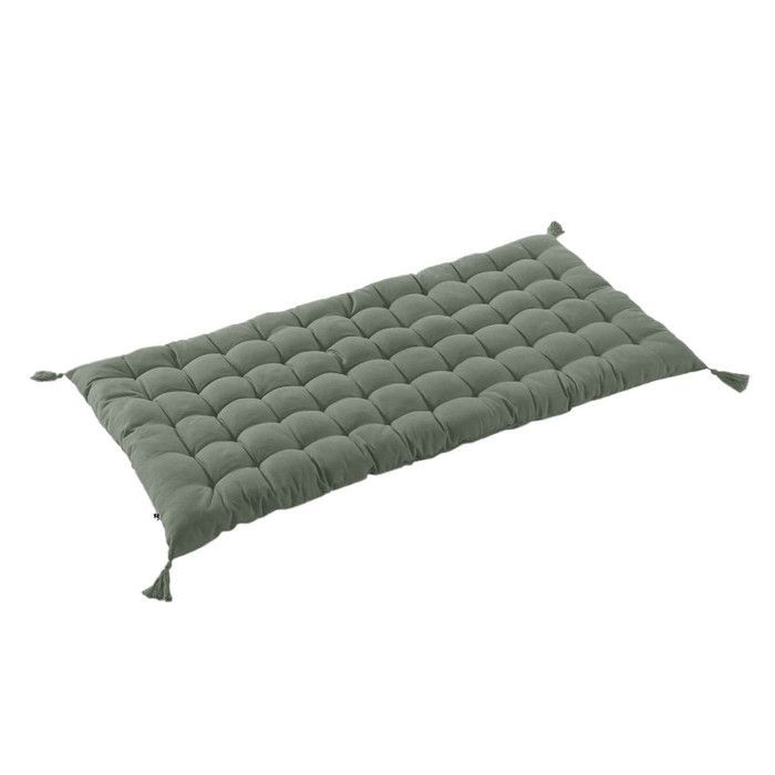 SOPHIE - Materasso da pavimento con nappe 60x120 cm, cotone, colore rosmarino