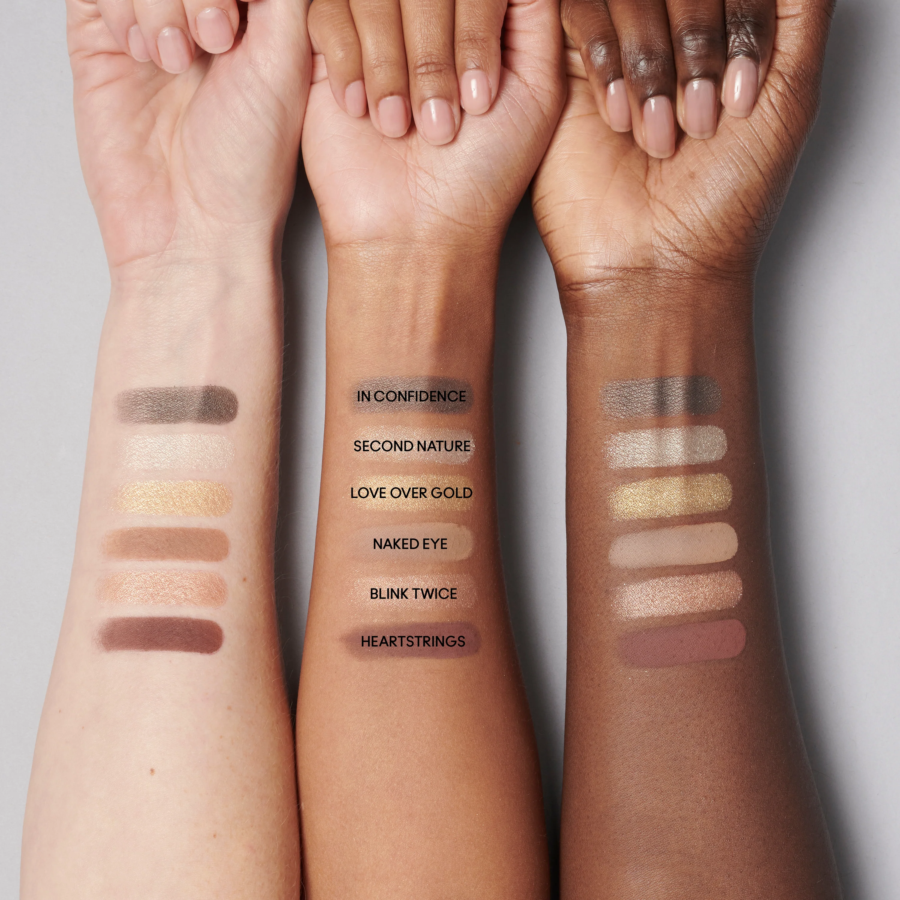 Ombretti Connect In Colour X6 Eye Shadow Palette - Intimate Nudes - Palette occhi, Ombretto compatto