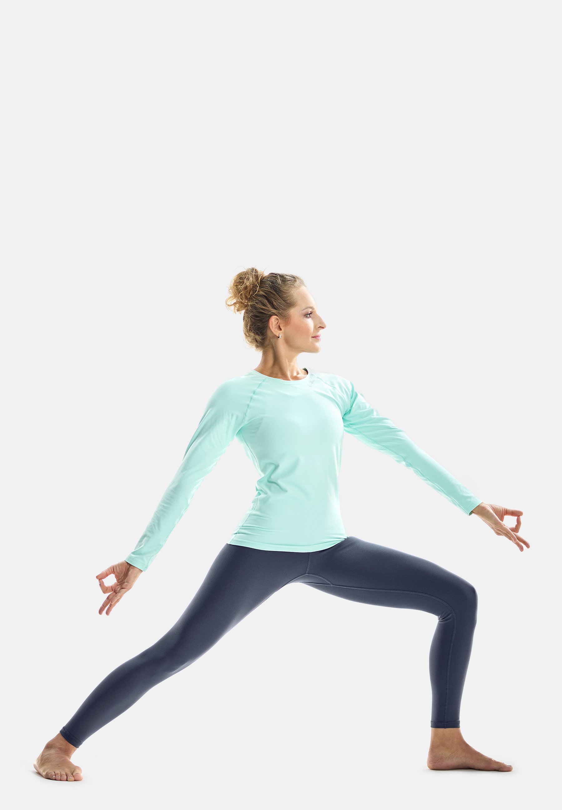 Winshape top met lange mouwen - delicate mintkleur