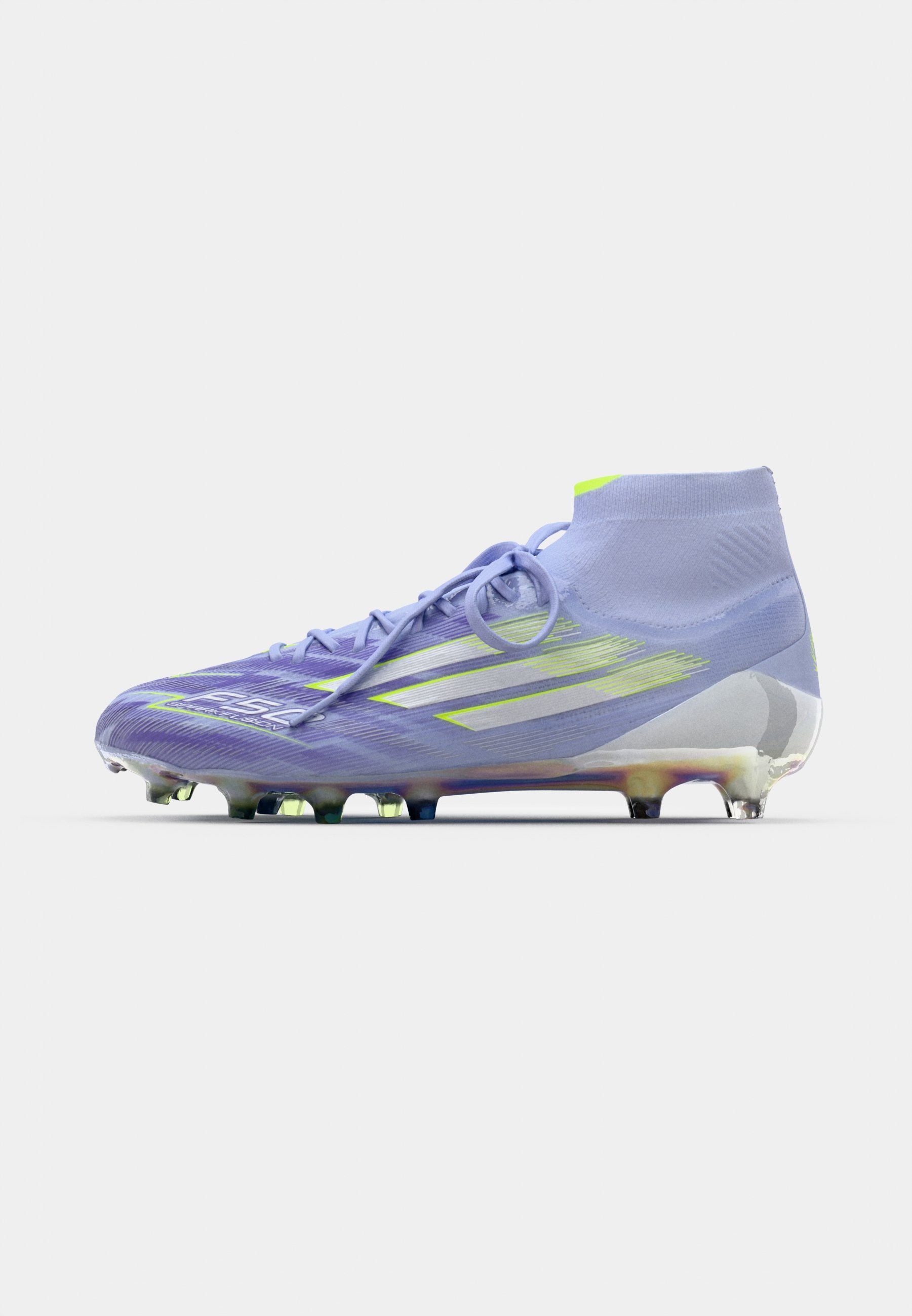 adidas Performance F50 SPARK FUSION ELITE FG/AG – Fußballschuhe für festen Boden – Violett/Zitronengelb/Lila-Rush
