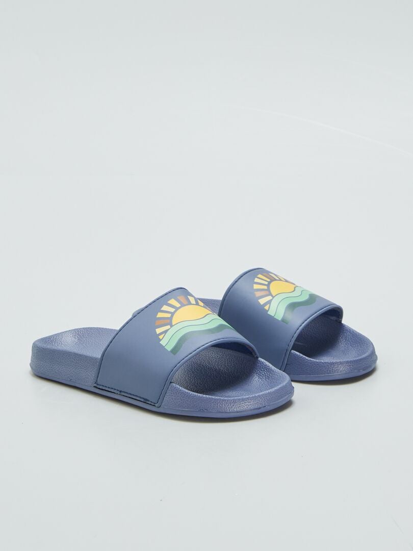 Mules de piscina - AZUL