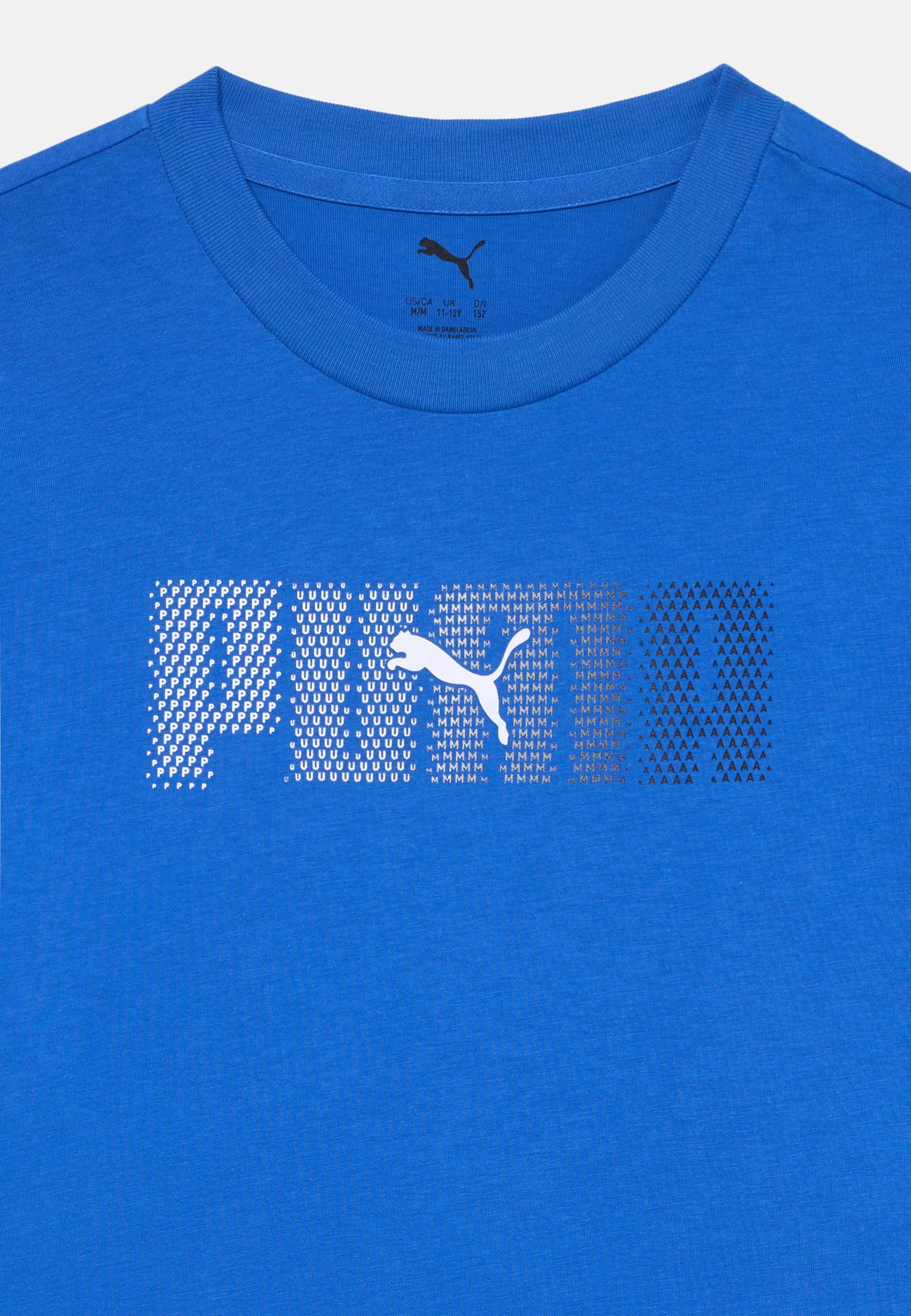 Puma LOGO T-shirt UNISEX - T-shirt met print - bergblauw