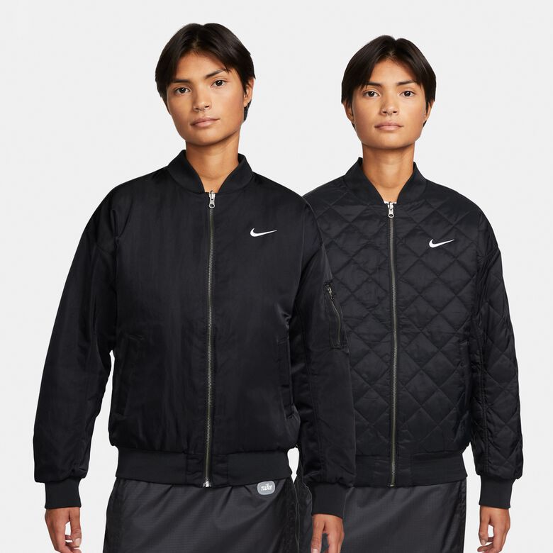 Veste bomber réversible de style universitaire pour vêtements de sport