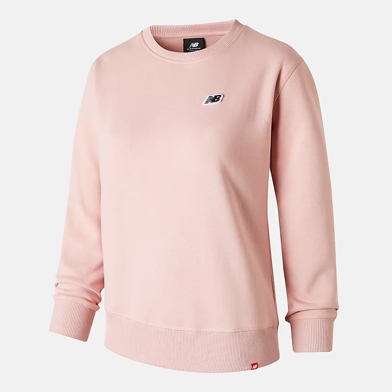 Dames NB Small Logo Crew Neck Sweatshirt – PINK MOON
