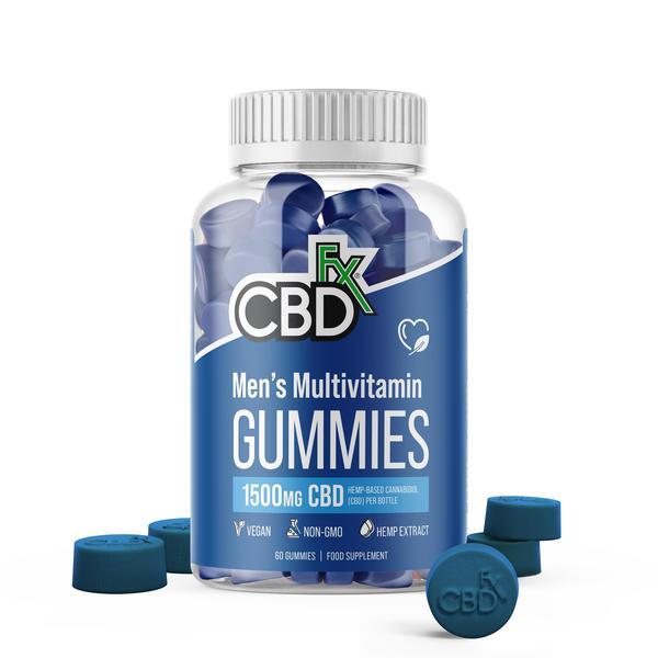 CBDfx Pánské multivitamínové CBD gumové bonbóny X60 1500mg | Zdraví | Superdrug