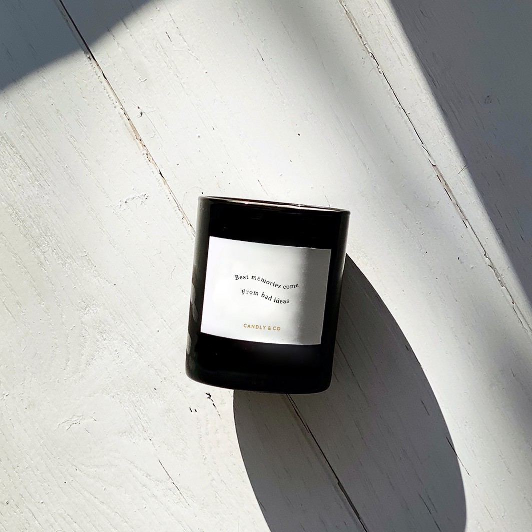 Candly&Co Bougie No.2 “Best memories come from bad ideas”