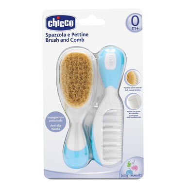Chicco blå borste och kam 1 enhet 1 enhet