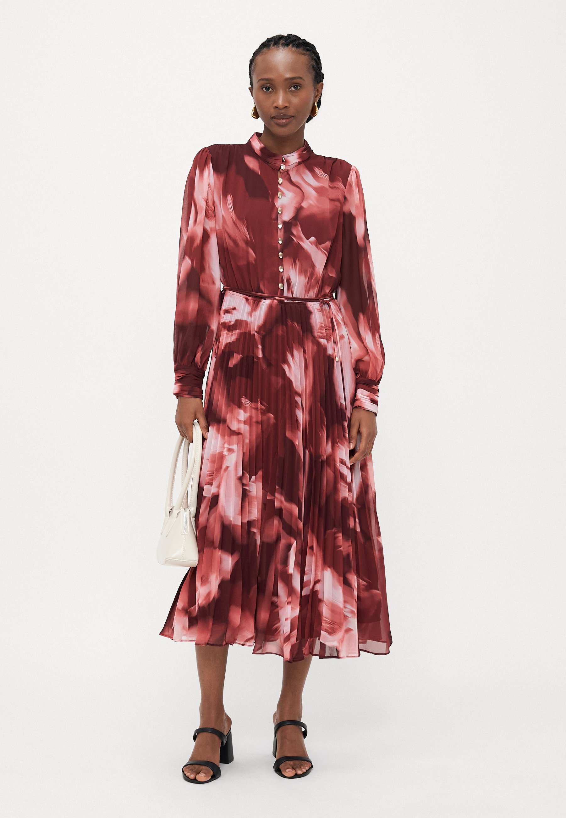 Forever New Petite ANNABEL BUTTON THROUGH MIDI - Overhemdjurk - bessen odella