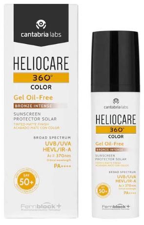 „Heliocare 360º“ spalvotas gelis be aliejaus SPF 50 Vaistinės makiažas