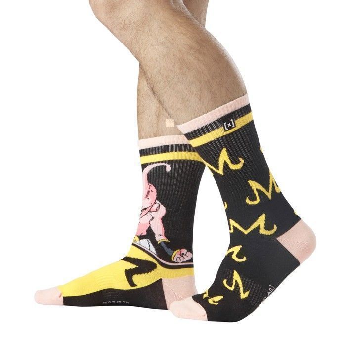 [ X ] CAPSLAB Chaussette homme DRAGON BALL Z, chaussette fantaisie homme, authentique et original - jaune