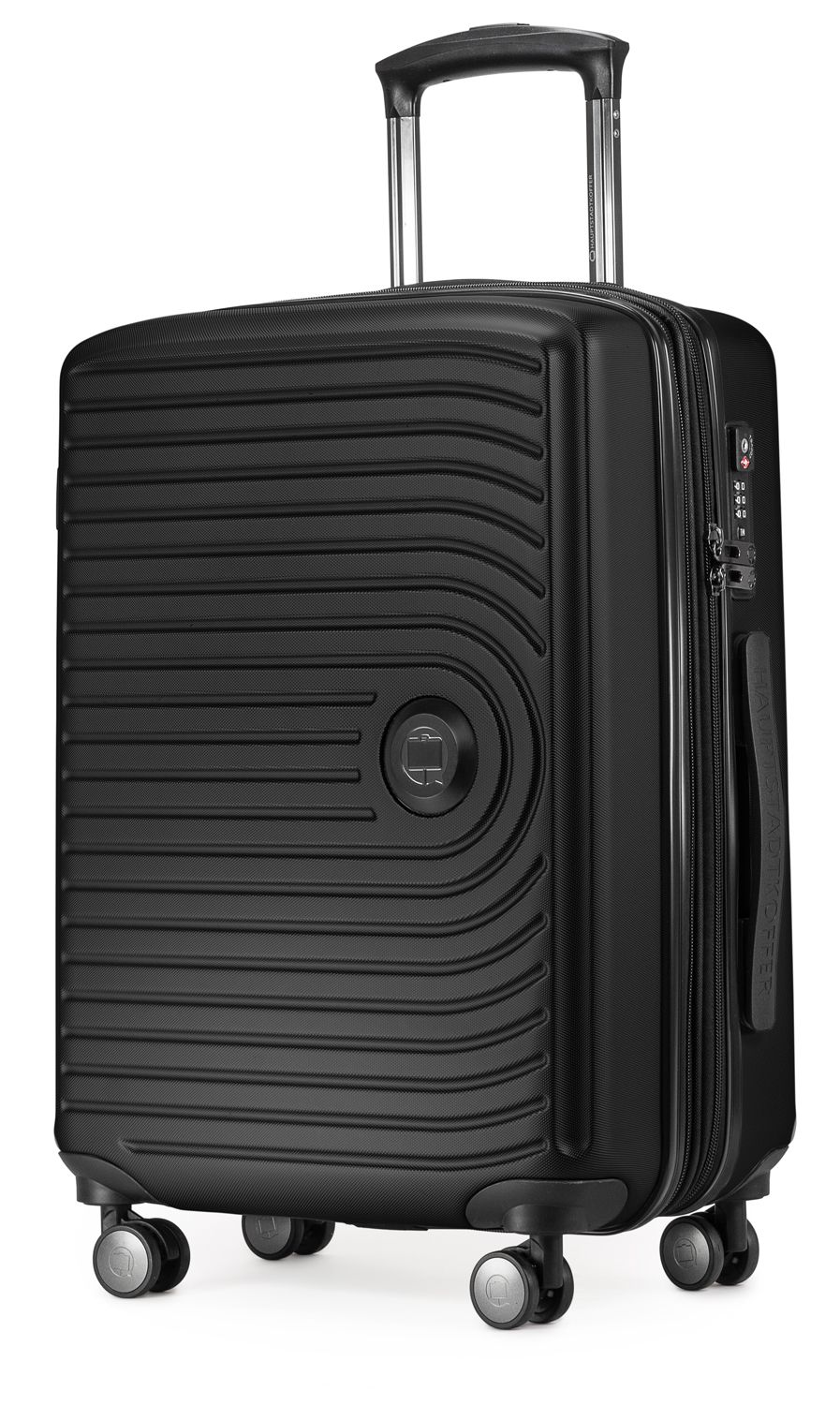 MITTE – Handgepäck-Hartschalenkoffer, matt, XXL-Erweiterung, TSA-konform, 55 cm, 55 Liter