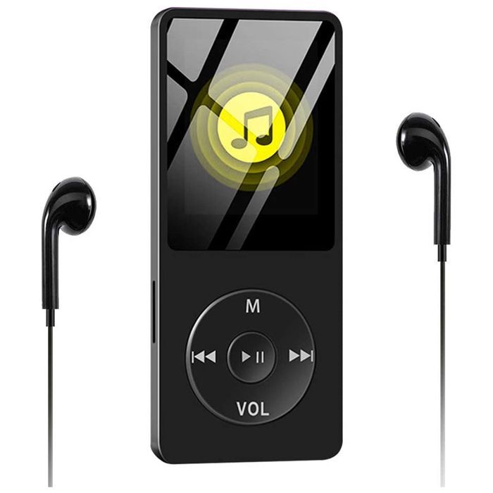 Lecteur MP3 8 Go Lecteur MP4 de sport 100 heures d'autonomie en veille Lecteur de musique sans perte FM Enregistreur