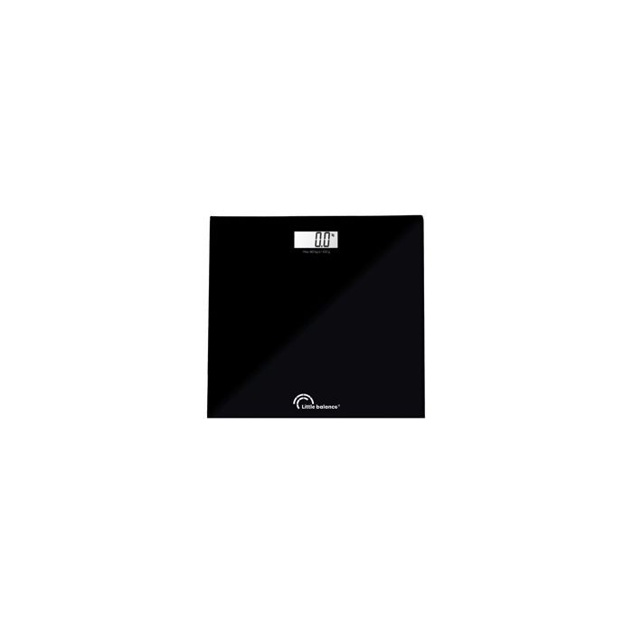 Pèse personne électronique LITTLE BALANCE 160 Kg Noir - Graduation 100 g - Plateau 29 x 28 cm - Ecran LCD 73 mm