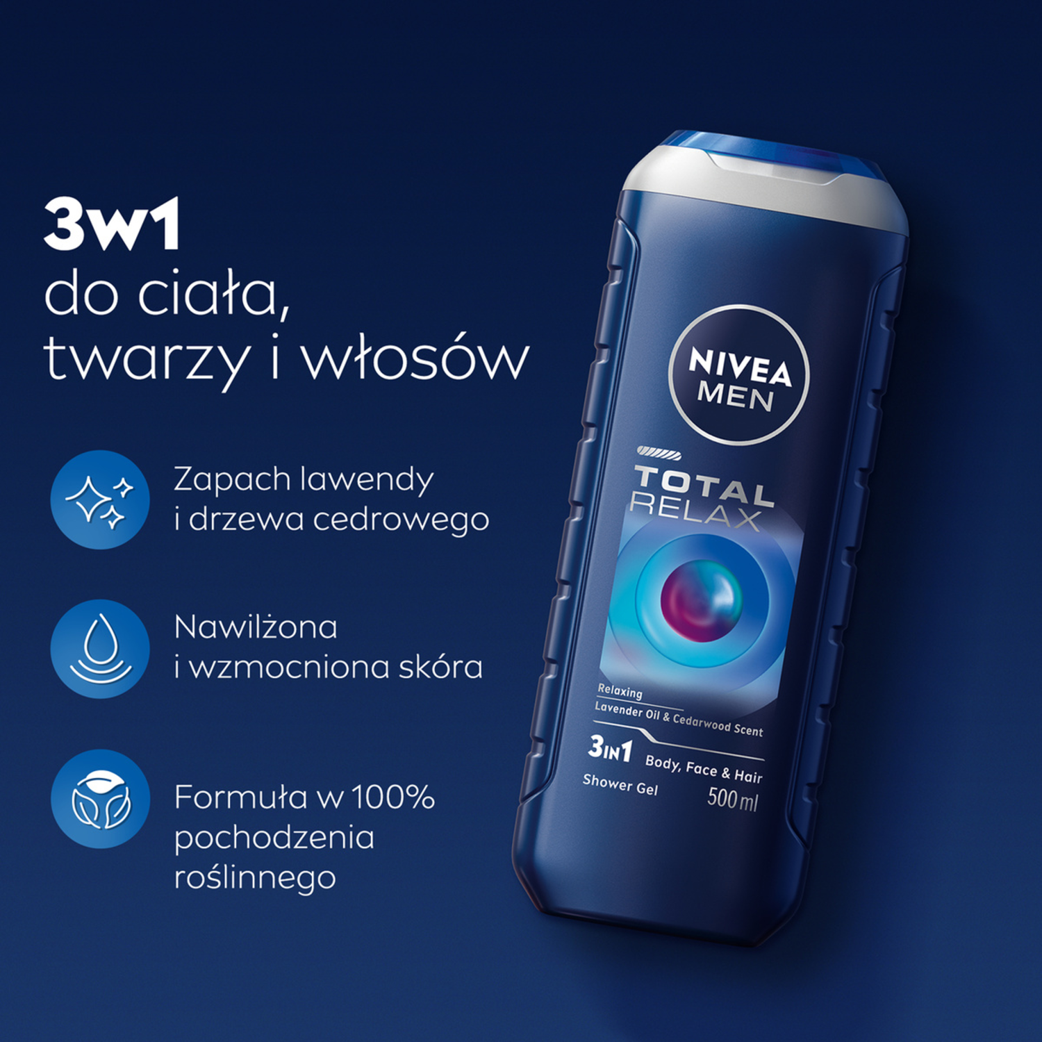 Nivea MEN Total Relax 3-i-1