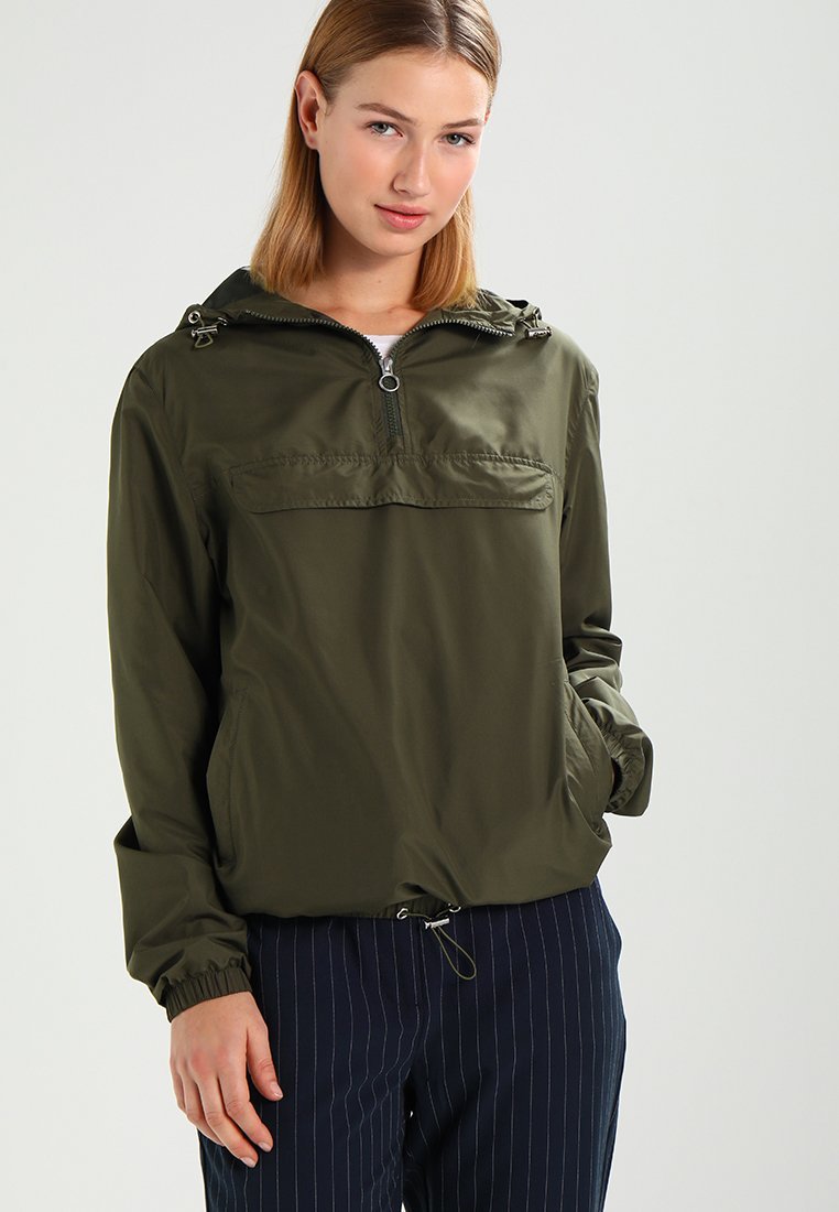 Urban Classics BASIC - Windjack - donker olijfgroen