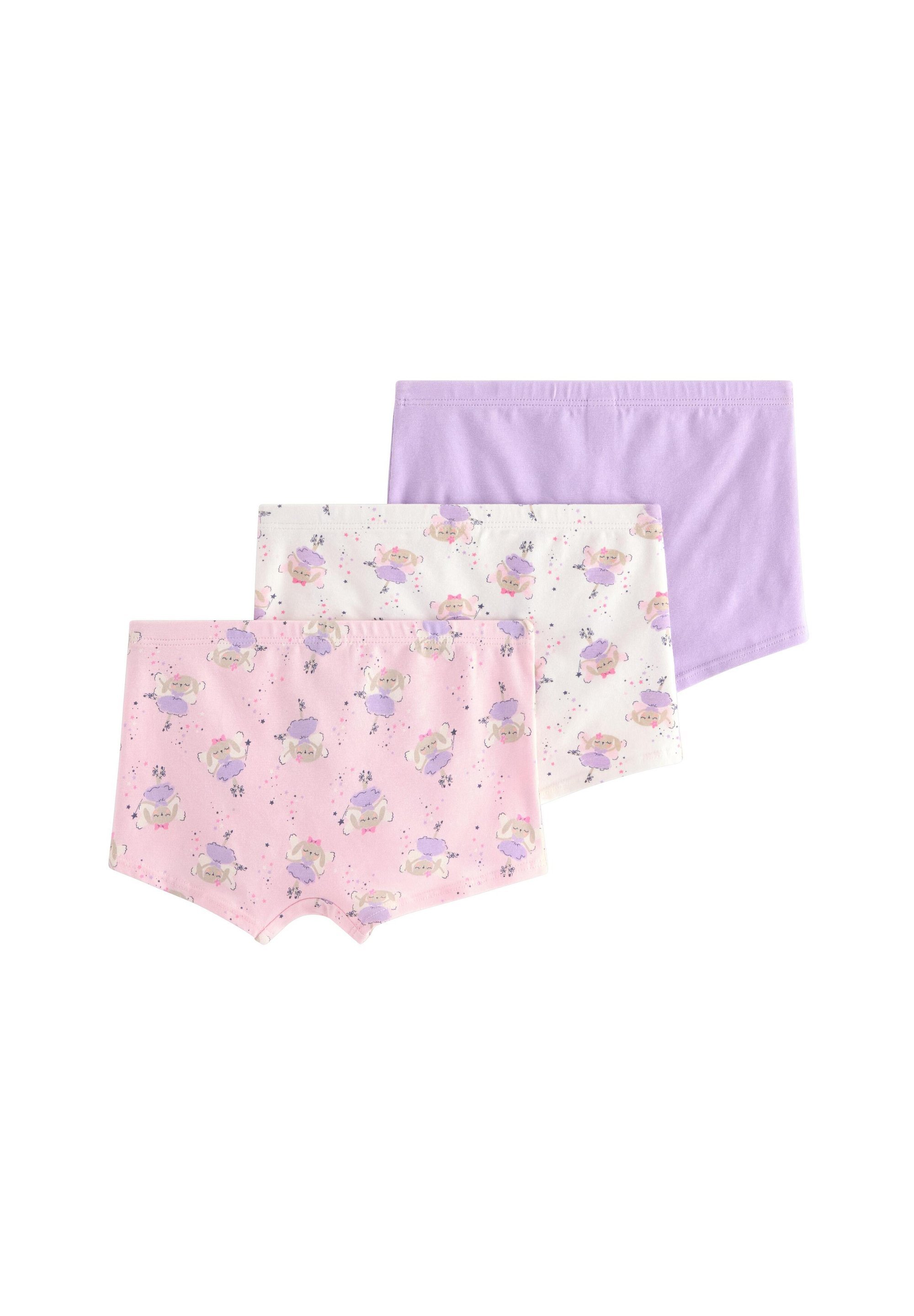 Lindex BOXER 3-PACK - Spodnie - jasnoróżowe