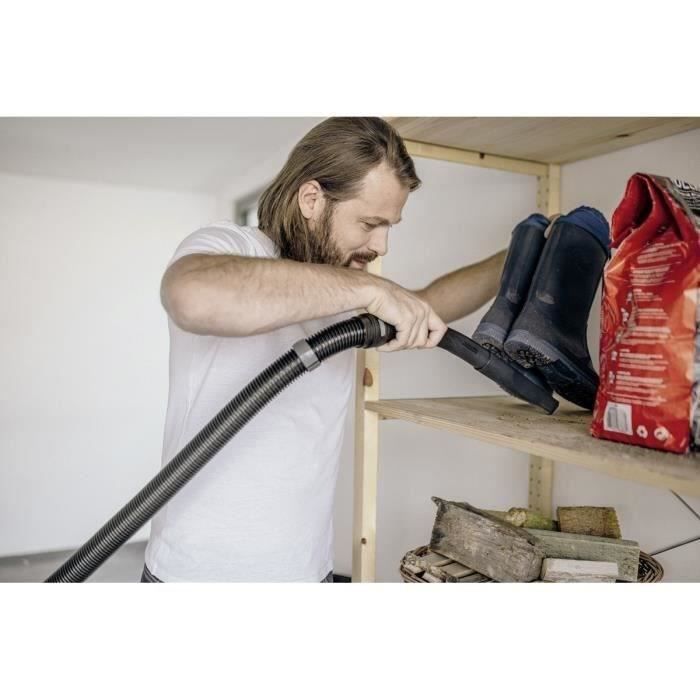 Aspiradora en seco y húmedo KARCHER WD 5 S V-25/5/22 - Depósito de acero inoxidable de 25 L - 1100 W (función de soplado)