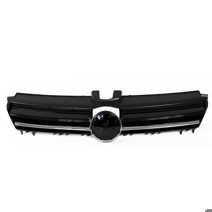Parrilla delantera ABS VW Golf 7 de 2012 a 2017, color negro cromado, sin emblema - 41186114