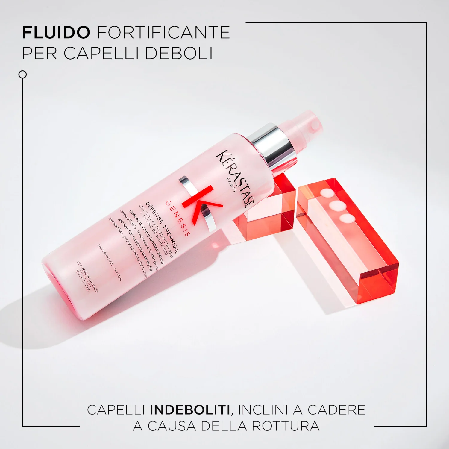 Genesis Cofanetto Genesis Holidays 2025 - Cofanetti per Capelli, Shampoo Rinforzante, Balsamo Rinforzante Capelli, Spray Termo Protettivo